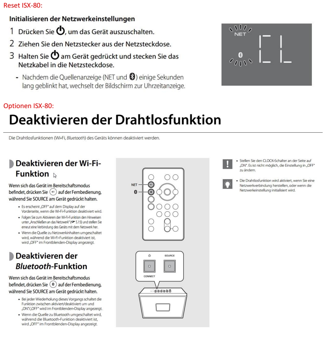 ISX 80 mit Musiccast von Yamaha verbinden